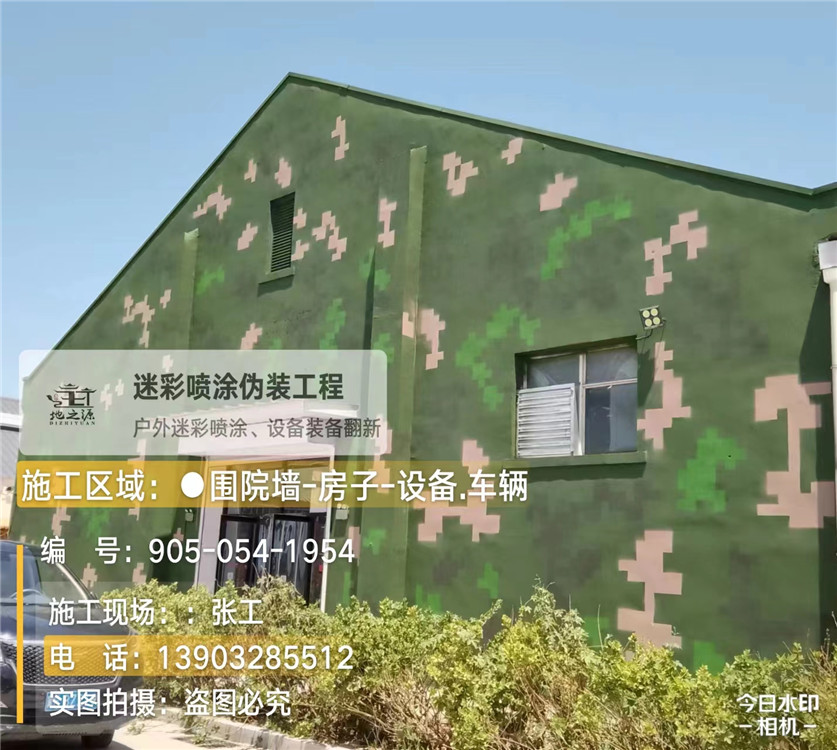 昌吉外墙数码迷彩漆施工报价清单(100㎡标准墙面测算)